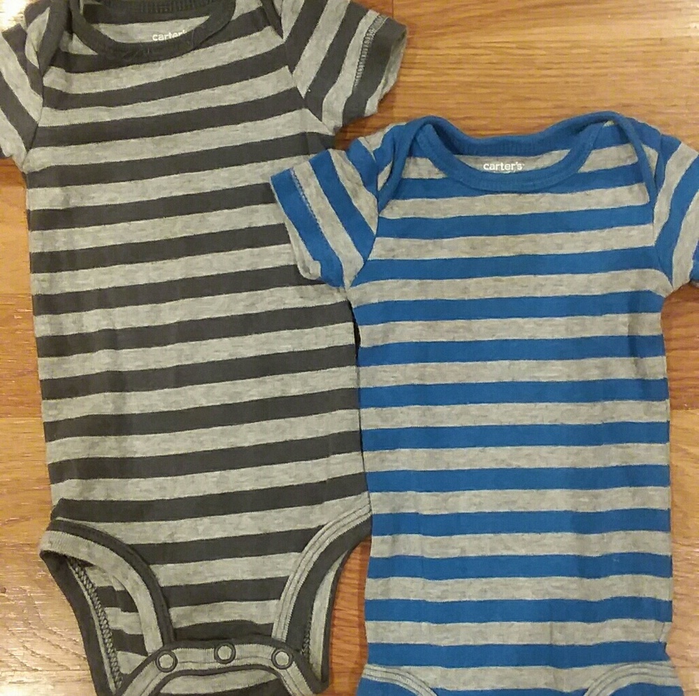 Striped onsie bundle
